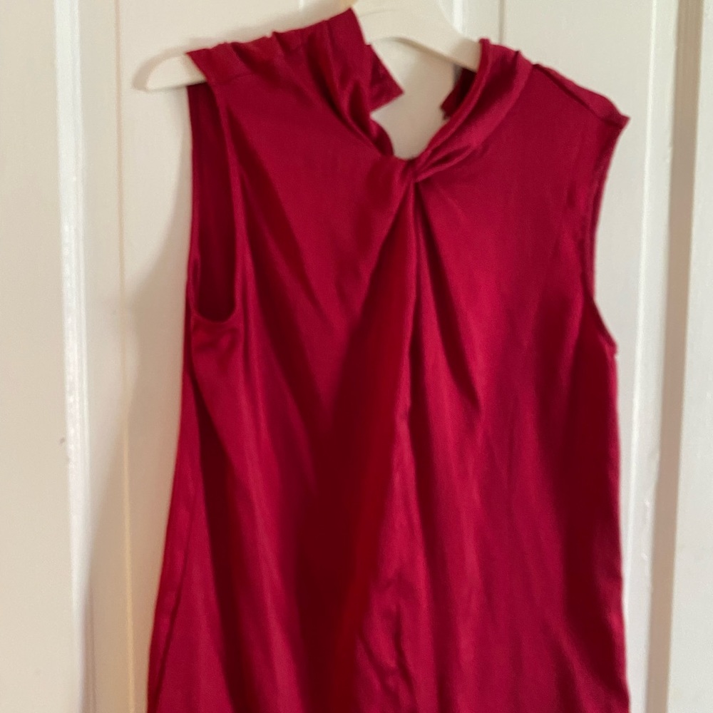 Banana Republic Factory Red Sleeveless top